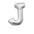 Anagram 16 in. Letter J Silver Supershape Foil Balloon 78474